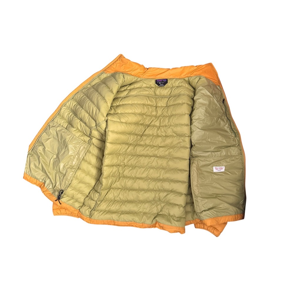Patagonia Mens Down Sweater Jacket XXL Pufferfish Gold 84675 Outdoor Hiking NWOT - Picture 3 of 6